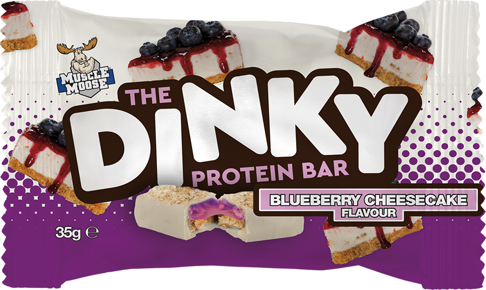 Muscle Moose The Dinky Protein Bar Blueberry Cheesecake (12 x 35 g)