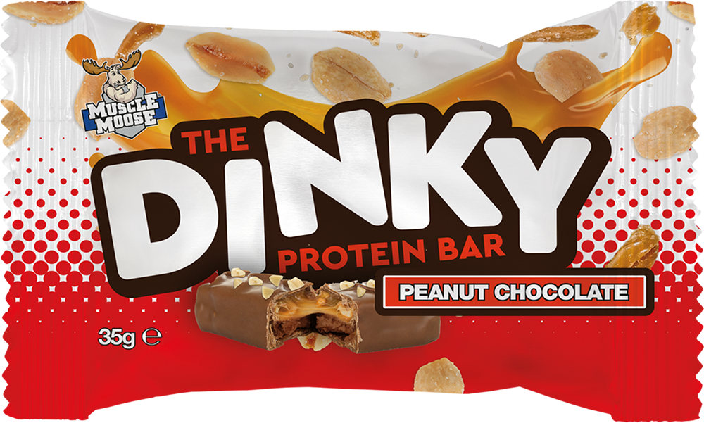 Muscle Moose The Dinky Protein Bar Peanut Chocolate (12 x 35 g)