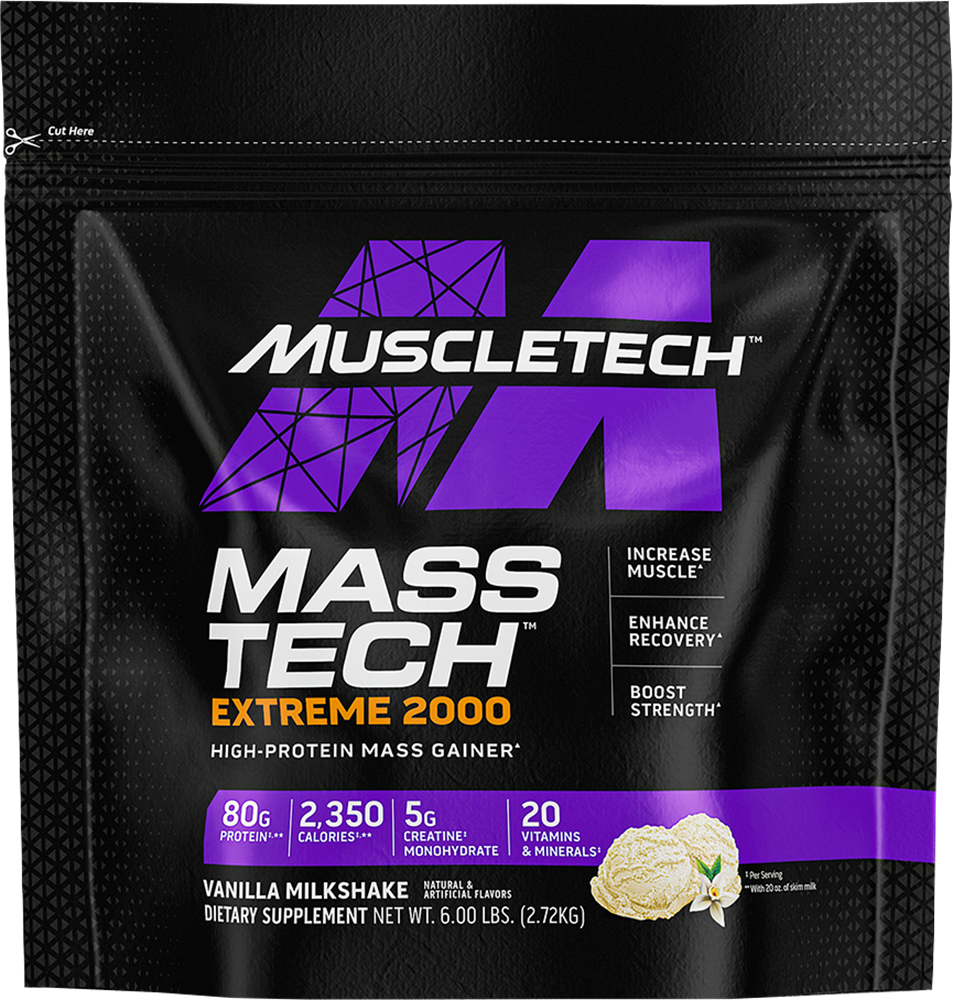 MuscleTech Mass Tech Extreme 2000 Vanilla Milkshake (2720 g)