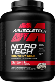 MuscleTech Nitro Tech 100% Whey Gold Cookies & Cream (2270 g)