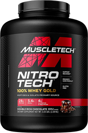 MuscleTech Nitro Tech 100% Whey Gold Double Rich Chocolate (2270 g)
