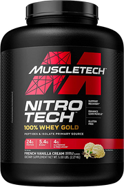 MuscleTech Nitro Tech 100% Whey Gold French Vanilla Cream (2270 g)