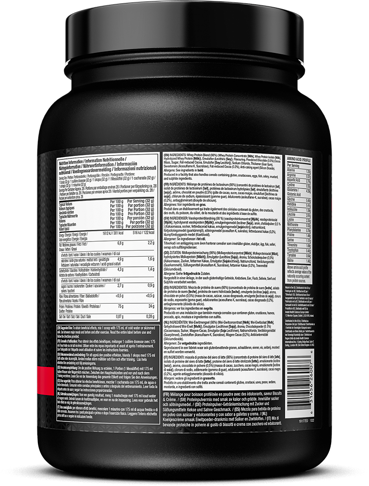 MuscleTech Nitro Tech 100% Whey Gold Cookies & Cream (908 g)
