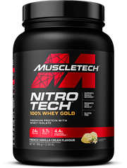 MuscleTech Nitro Tech 100% Whey Gold French Vanilla Cream (908 g)