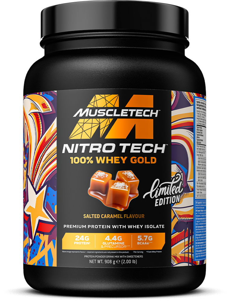 MuscleTech Nitro Tech 100% Whey Gold Salted Caramel (908 g)