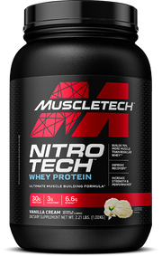 MuscleTech Nitro Tech Whey Protein Vanilla Cream (908 g)