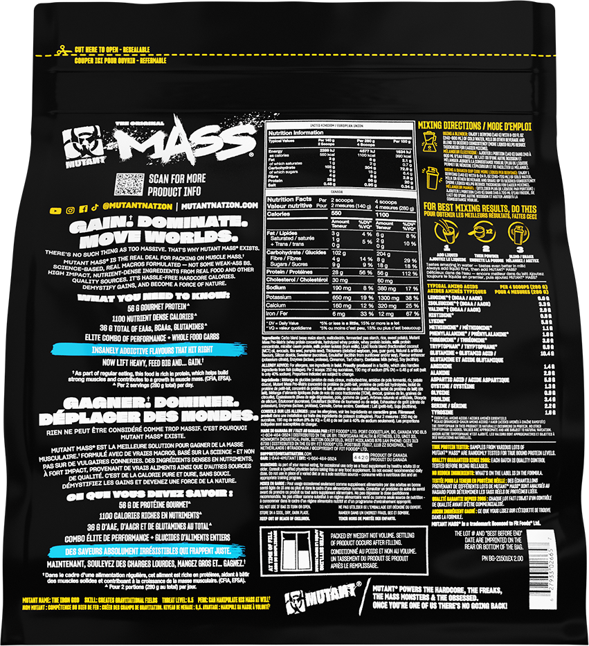 Mutant Mass Vanilla Ice Cream (2270 g)