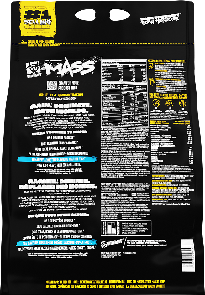 Mutant Mass Vanilla Ice Cream (6800 g)