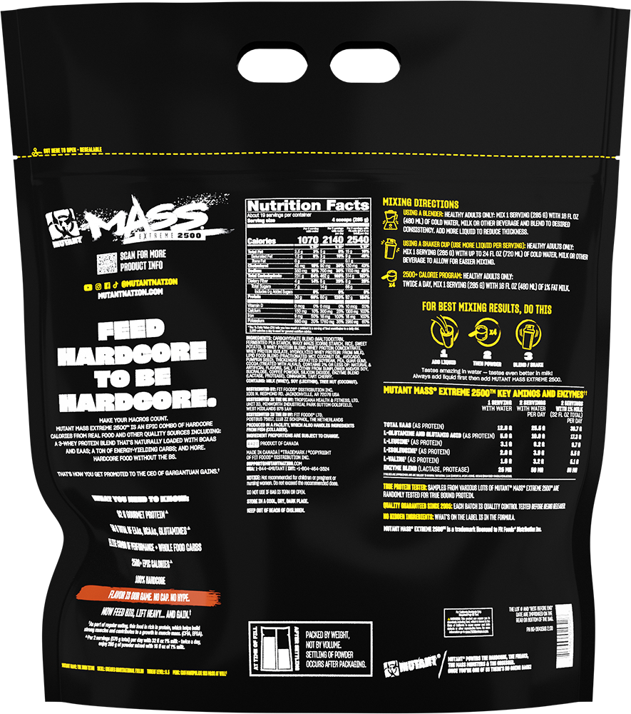Mutant Mass Extreme 2500 Triple Chocolate (5450 g)