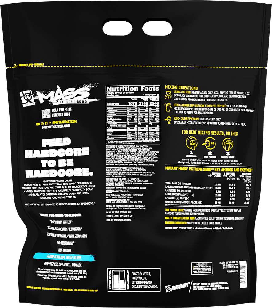 Mutant Mass Extreme 2500 Vanilla Ice Cream (5450 g)