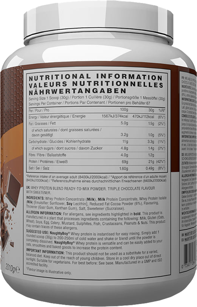 Naughty Boy Advanced Whey Protein Chocolate Orange (2010 g)
