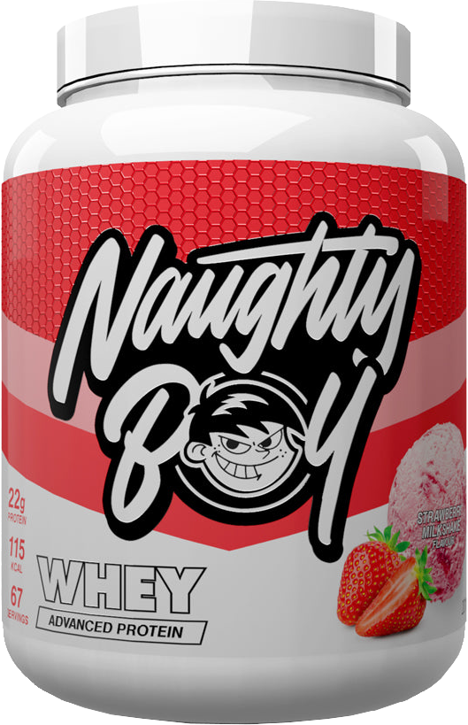 Naughty Boy Advanced Whey Protein Strawberry Milkshake (2010 g)