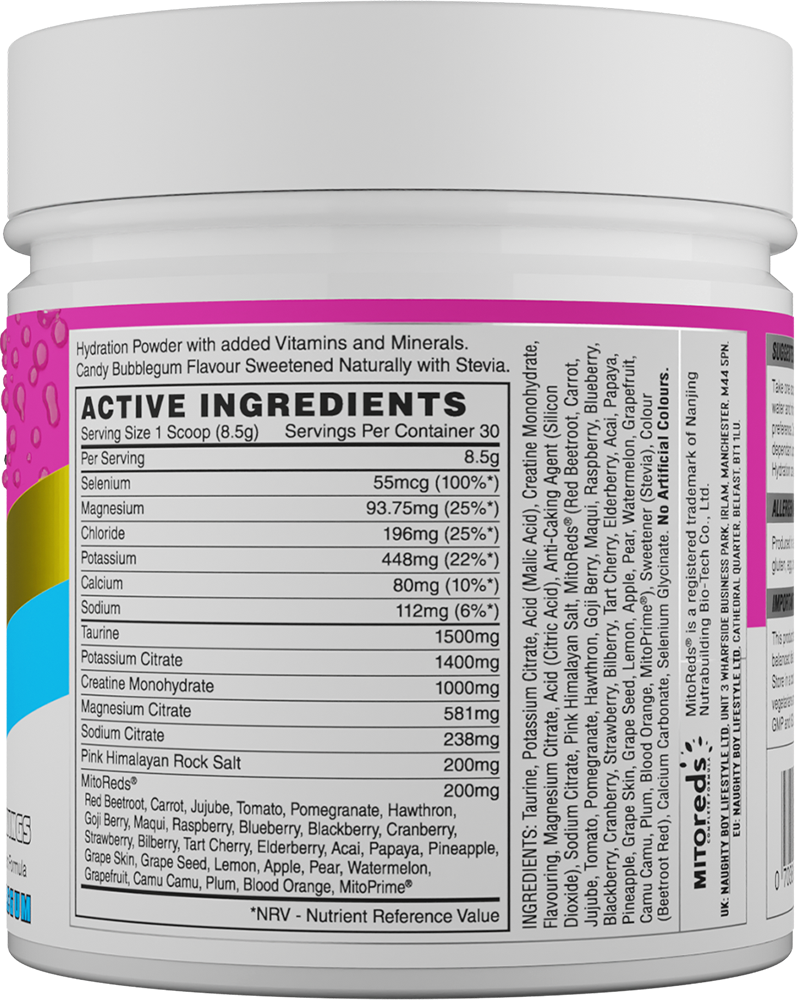 Naughty Boy Hydration Candy Bubblegum (255 g)