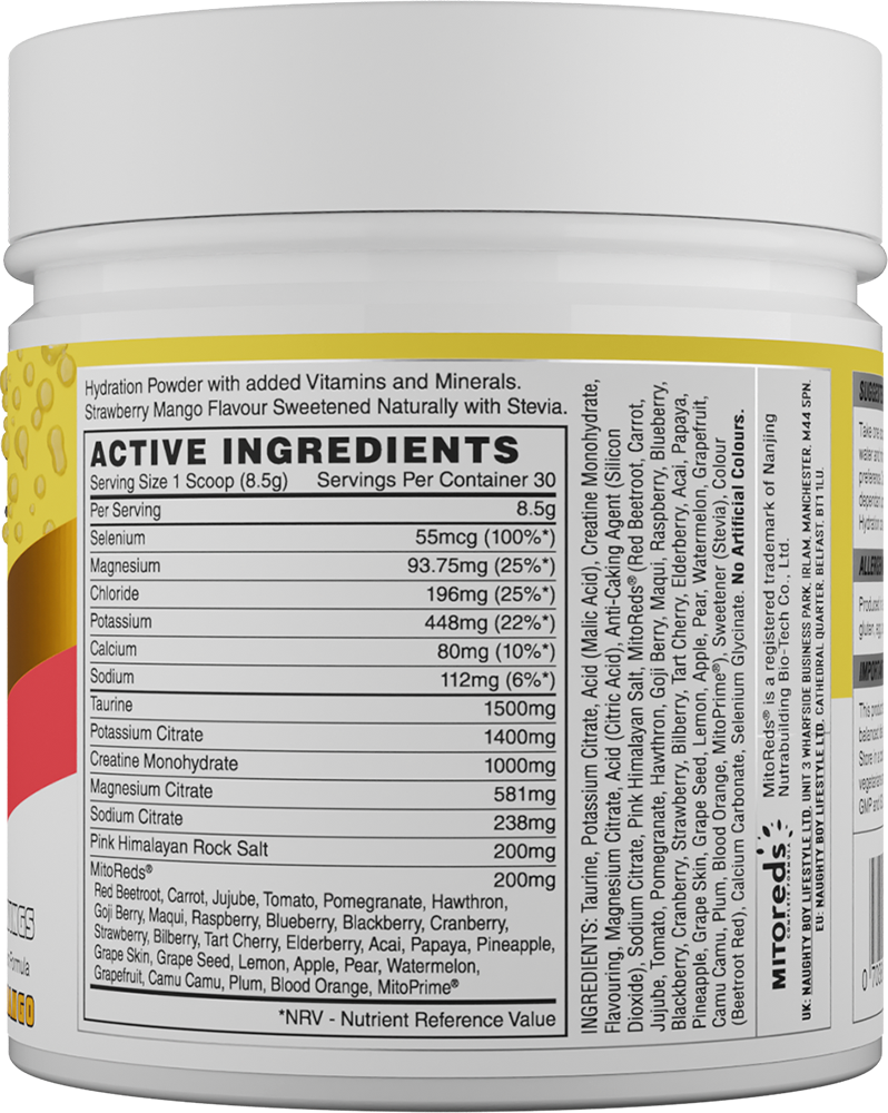Naughty Boy Hydration Strawberry Mango (255 g)