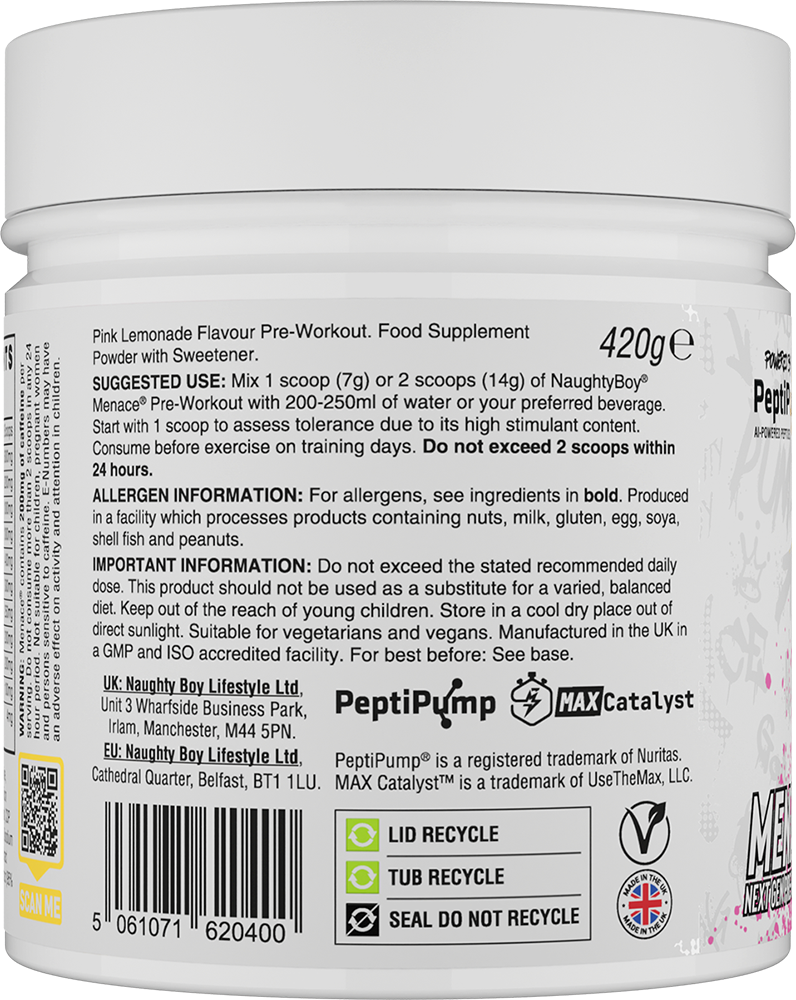 Naughty Boy Menace V2 Pink Lemonade (420 g)
