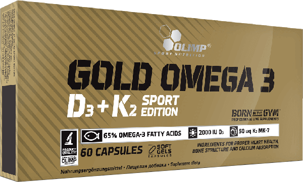 Olimp Gold Omega 3 D3+K2 Sport Edition (60 caps)