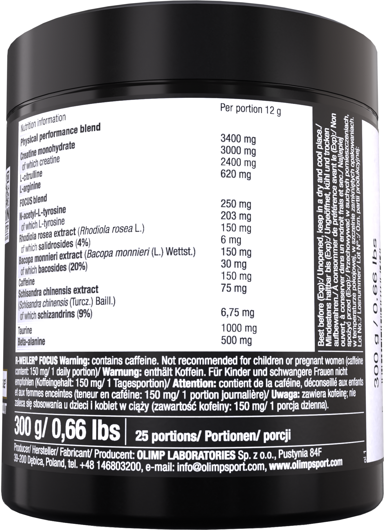 Olimp R-Weiler Focus Cola (300 g)