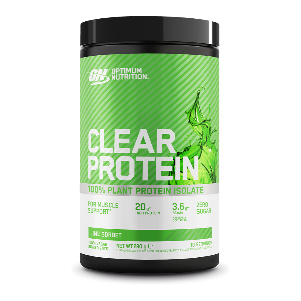 Optimum Nutrition Clear Protein 100% Plant Protein Isolate Lime Sorbet (280 g)