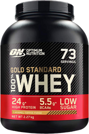Optimum Nutrition Gold Standard 100% Whey Caramel Toffee Fudge (2270 g)