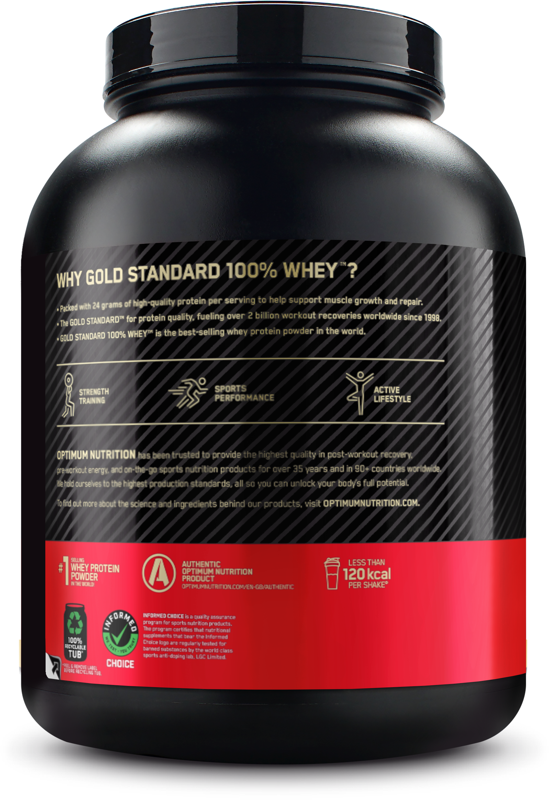 Optimum Nutrition Gold Standard 100% Whey Unflavored (2250 g)