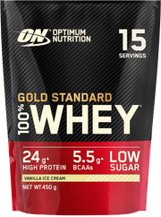 Optimum Nutrition Gold Standard 100% Whey Vanilla Ice Cream (450 g)