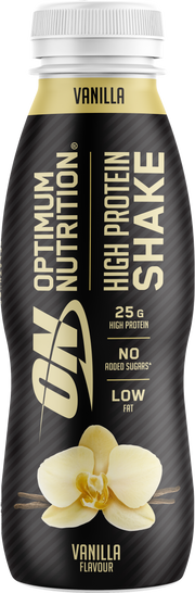 Optimum Nutrition High Protein Shake Vanilla (12 x 330 ml)