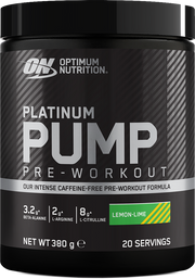Optimum Nutrition Platinum Pump Pre-workout Lemon Lime (380 g)