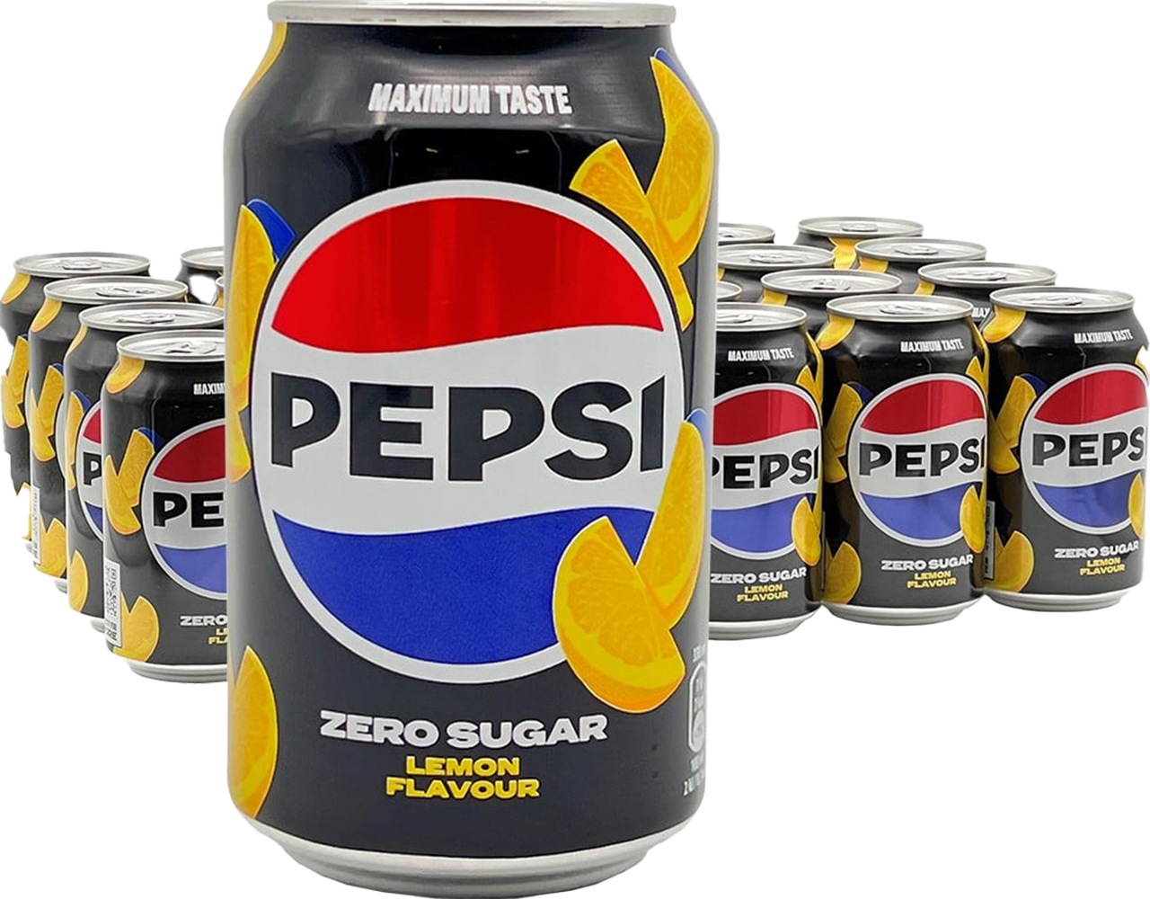 Pepsi Zero Sugar Lemon (24 x 330 ml)