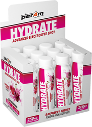PER4M Hydrate Advanced Electrolyte Shot Raspberry Cherry (12 x 100 ml)