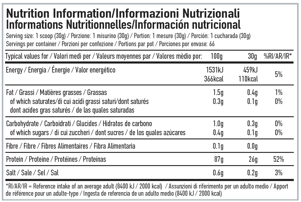PER4M Isolate Zero Caramel Biscuit (2000 g)
