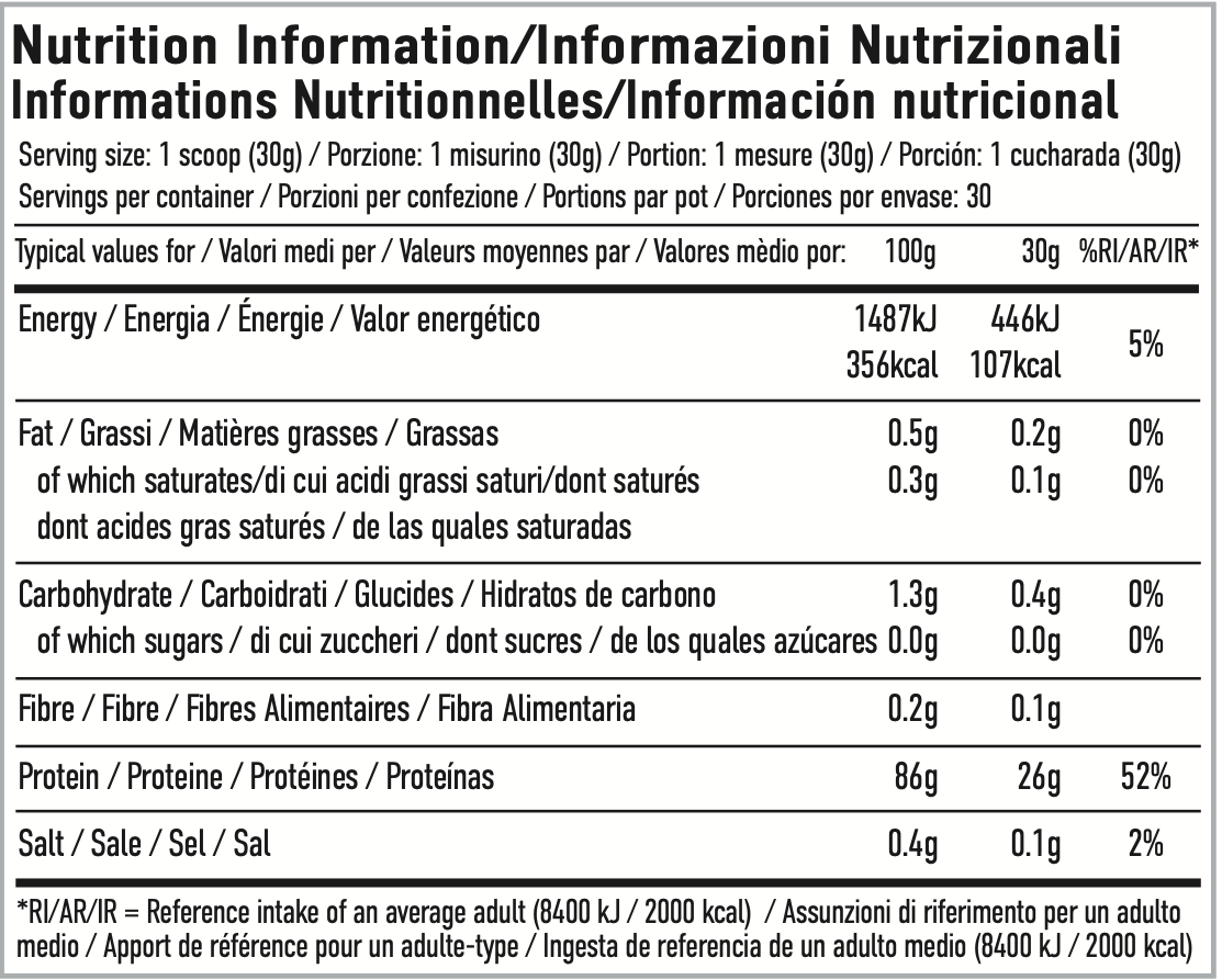 PER4M Isolate Zero White Chocolate (2000 g)