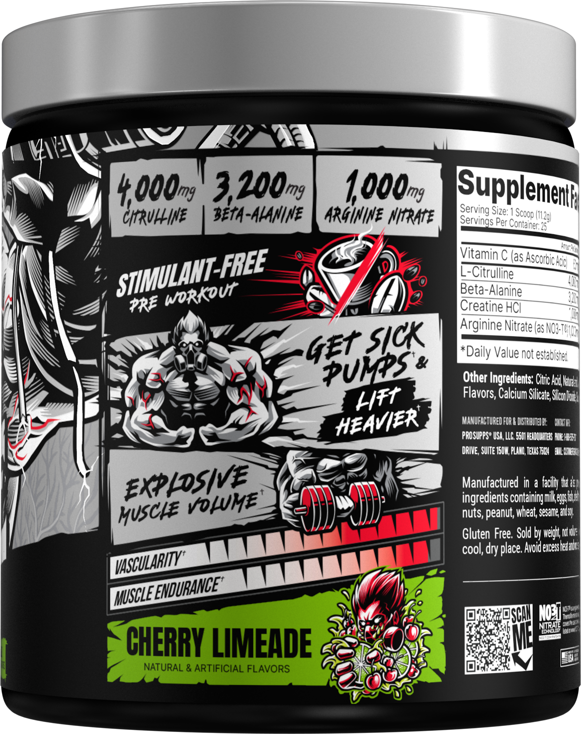 ProSupps Mr HYDE Max Pump Cherry Limeade (280 g)