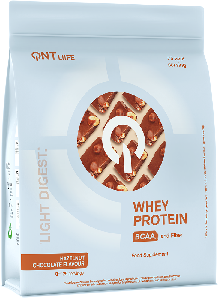 QNT Light Digest Whey Protein Hazelnut Chocolate (500 g)