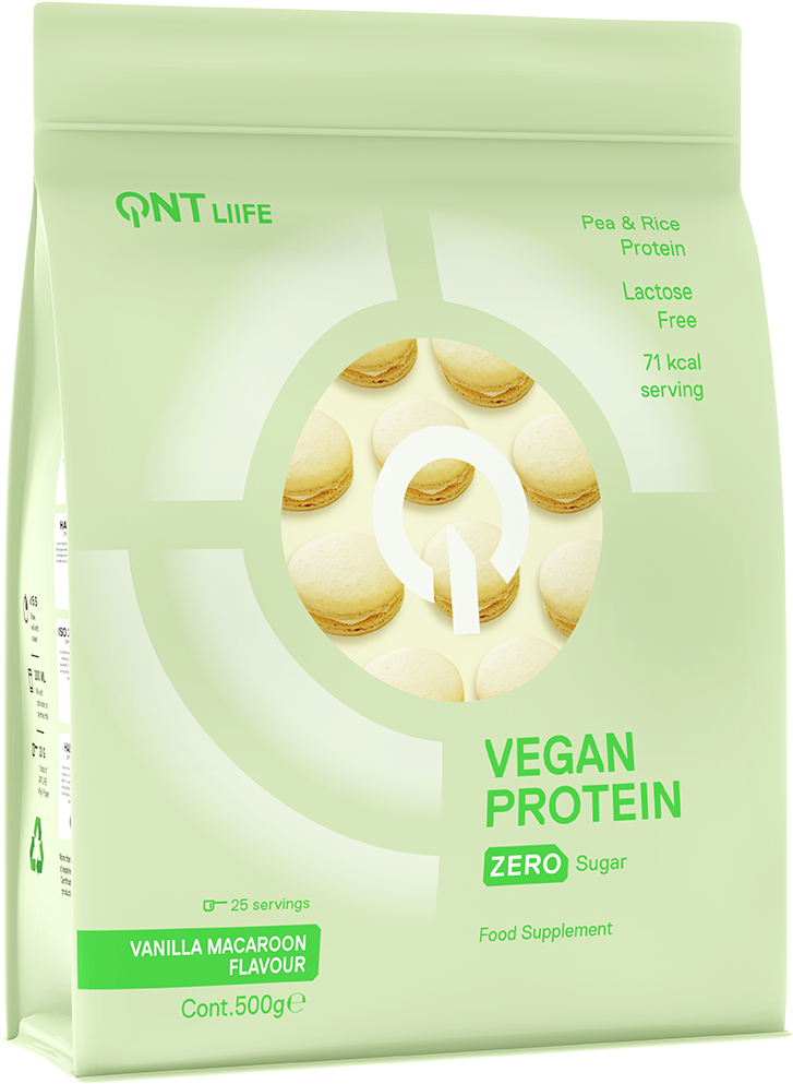 QNT Vegan Protein Vanilla Macaroon (500 g)