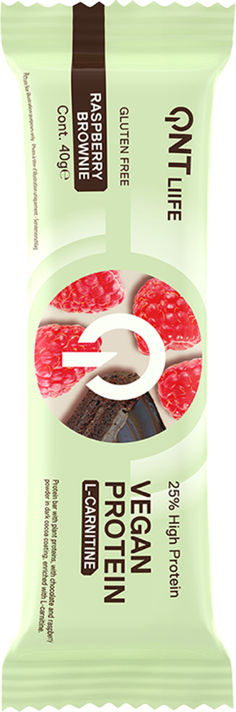 QNT Vegan Protein Bar Raspberry Brownie (28 x 40 g)