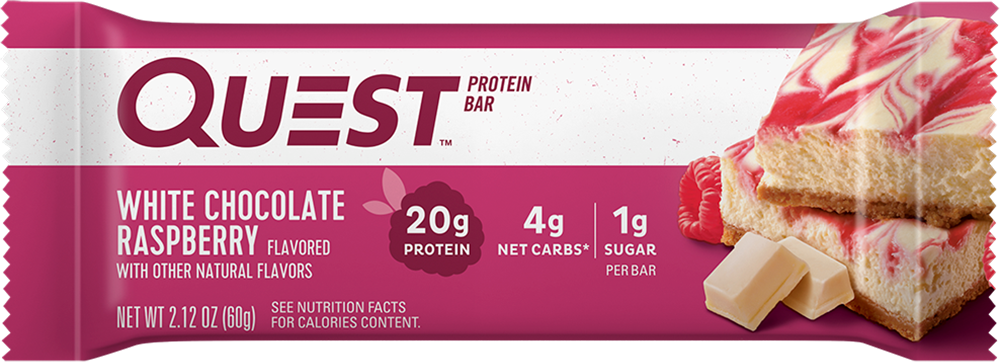 Quest Bar White Chocolate Raspberry (12 x 60 g)