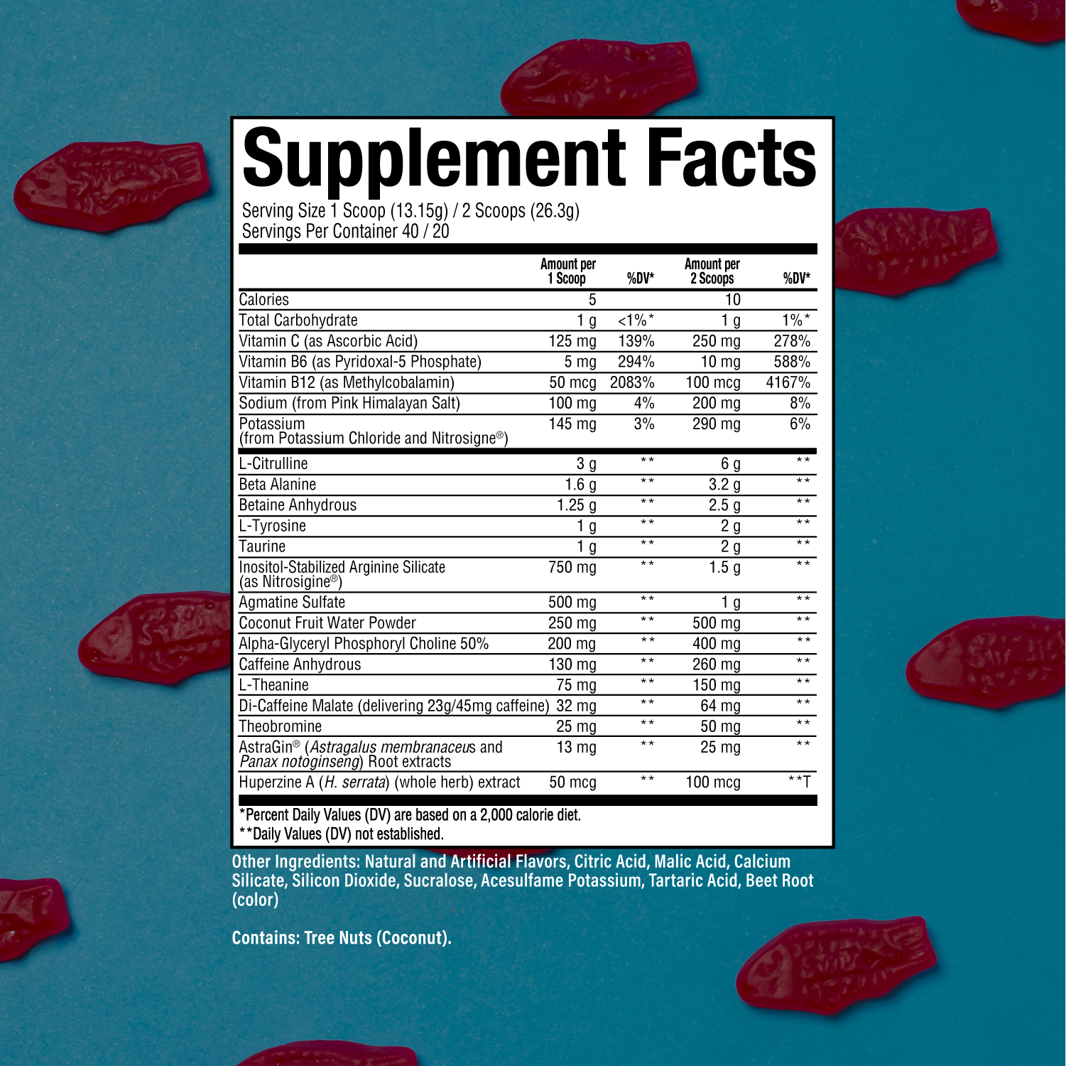 RAW CBUM Thavage Pre-workout 6-Peat Red Gummy (20 servings)