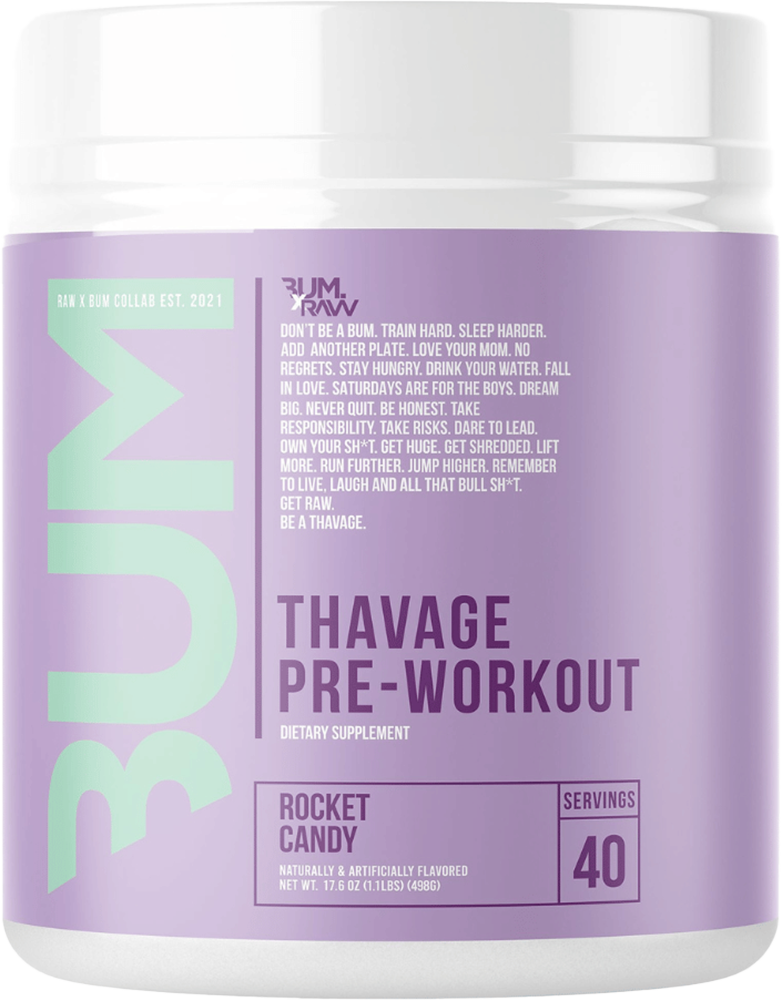 RAW CBUM Thavage Pre-workout