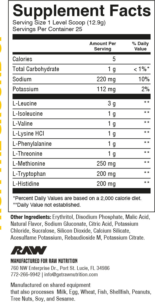 RAW EAA Pineapple (315 g)