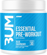 RAW Essential Pre-workout Blue Raspberry (30 servings)