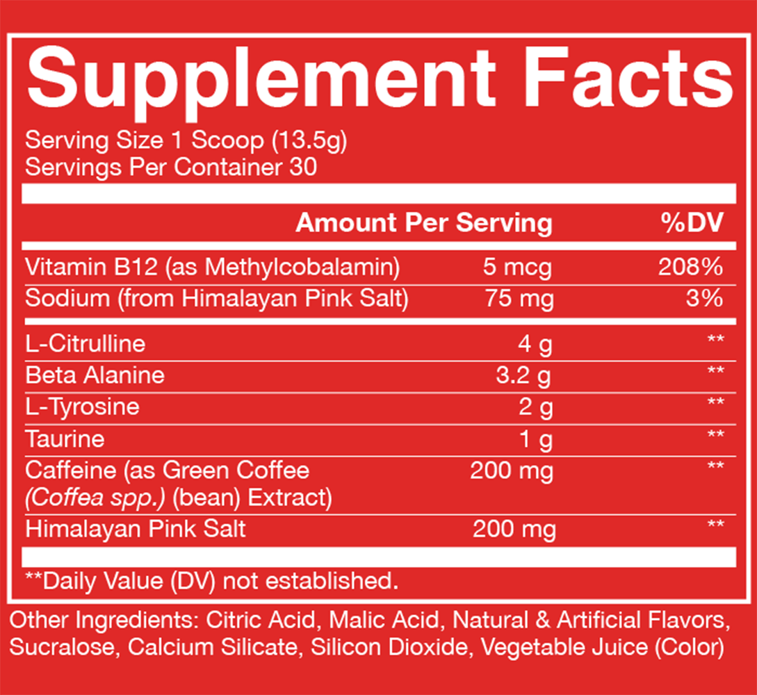 RAW Essential Pre-workout Watermelon (30 servings)