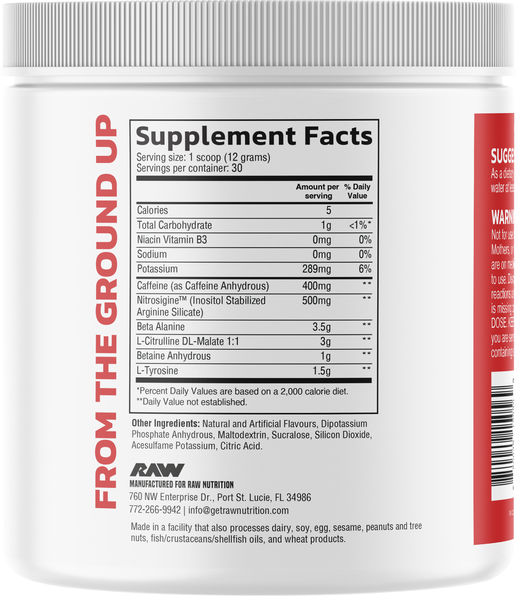 RAW Pre Extreme Fruit Burst (360 g)