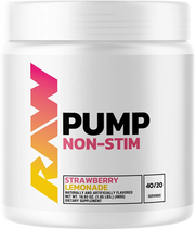 RAW Pump Non-Stim Pre-workout Strawberry Lemonade (480 g)