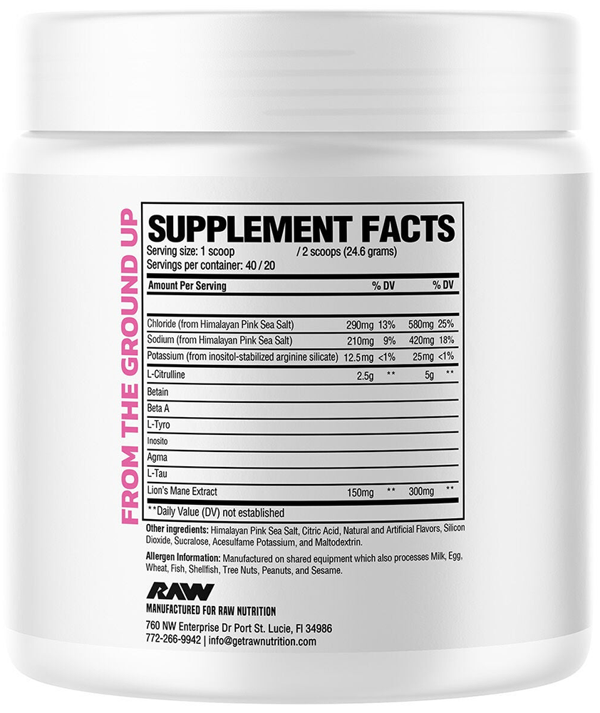 RAW Pump Non-Stim Pre-workout Watermelon (480 g)