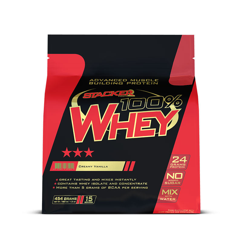 Stacker2 100% Whey Creamy Vanilla (454 gr)