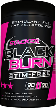 Stacker2 Black Burn Stim Free (90 Caps)