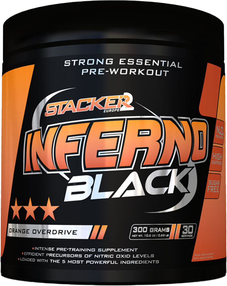 Stacker2 Inferno Black Orange Overdrive (300 g)