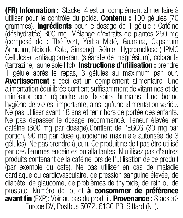 Stacker2 Stacker4 (100 Caps)