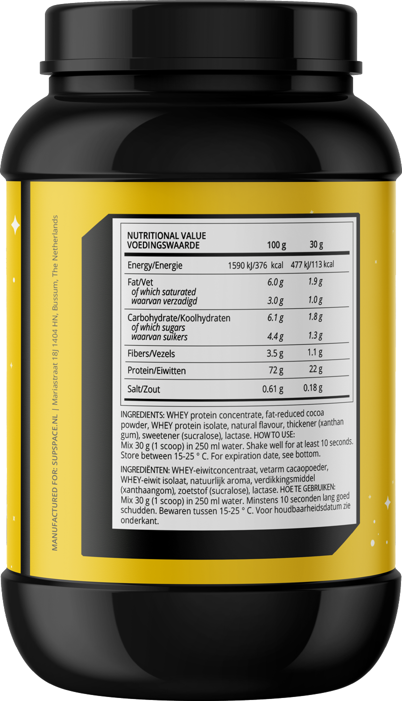 Supspace Milky Whey Protein Chocolate (1800 g)