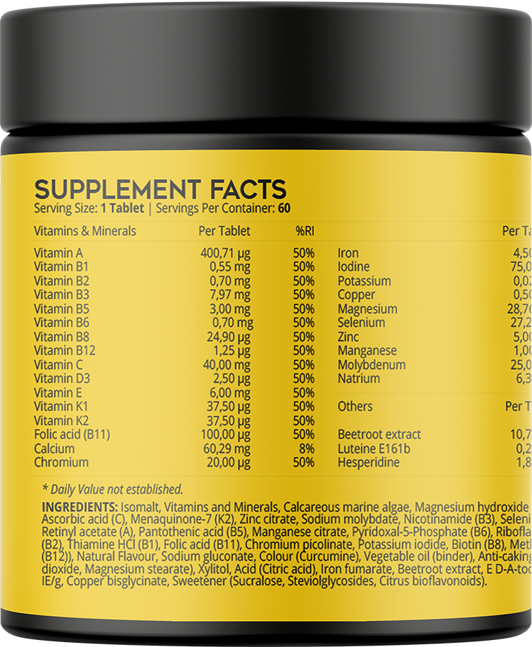 Supspace Multi Sports Vitamine (60 tabs)